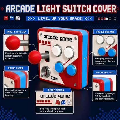 Retro Arcade Switch Cover