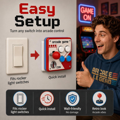 Retro Arcade Switch Cover